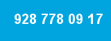 928 778 09 17 928 778 09 17